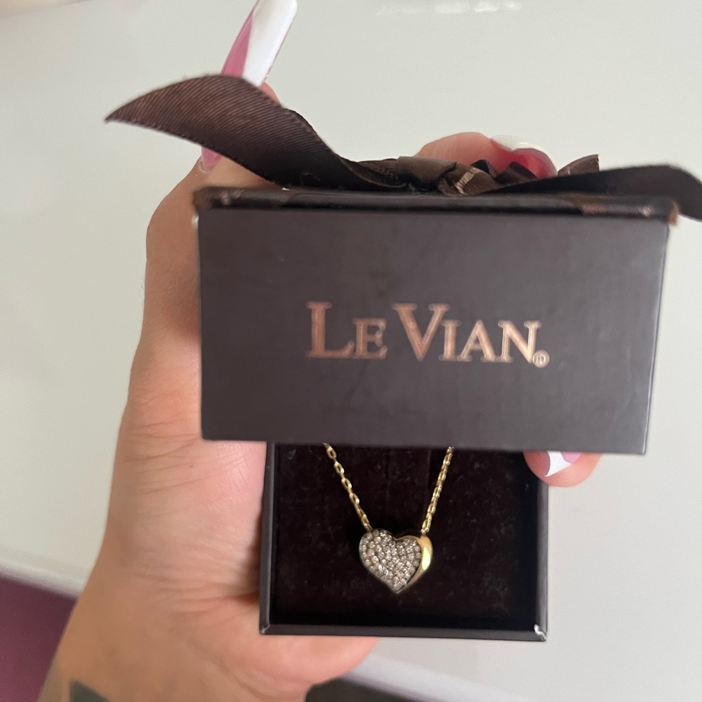 Levian Gold Heart Pendant Necklace